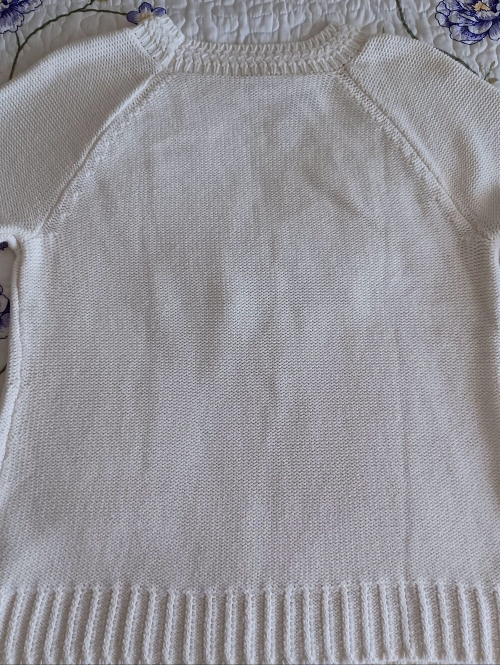 NWT Talbots Knit Yoke Crewneck Sweater Size L - Picture 13 of 15